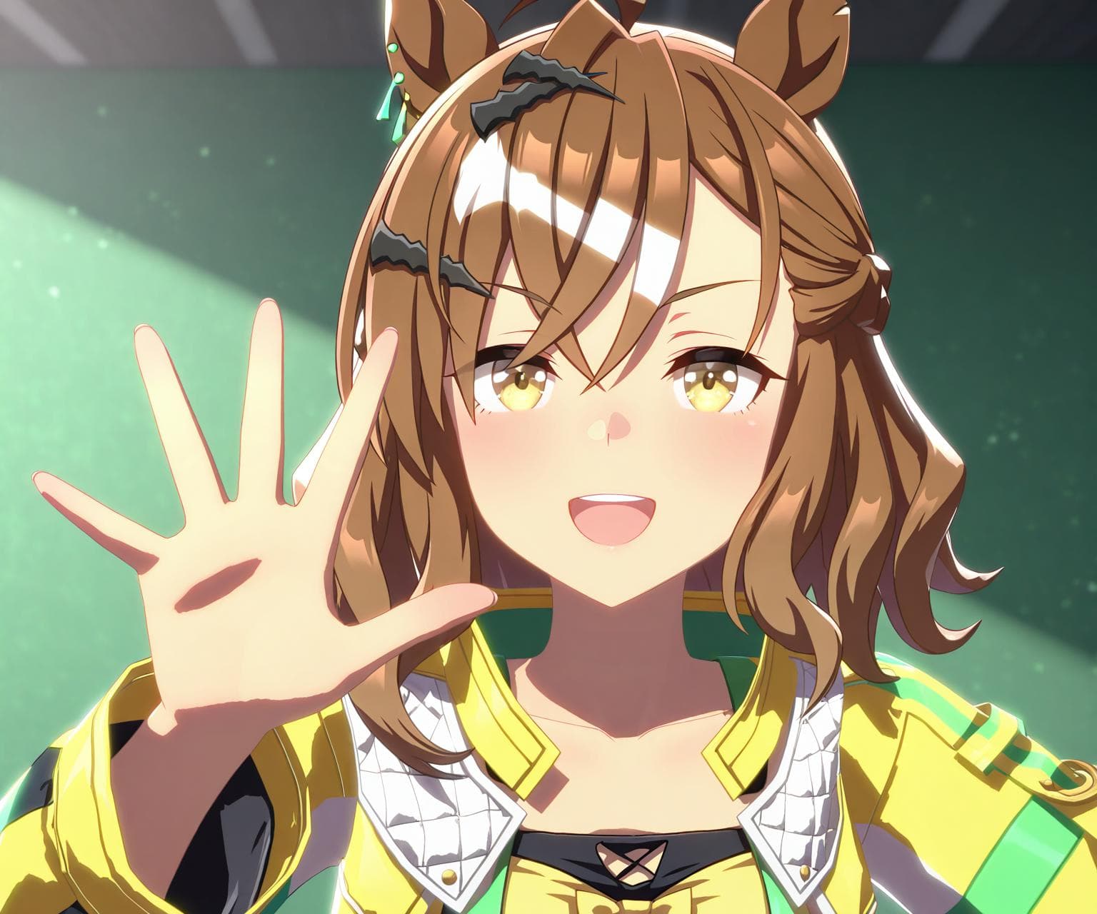 Jungle Pocket (Umamusume) in game style 3D ILL-v2
