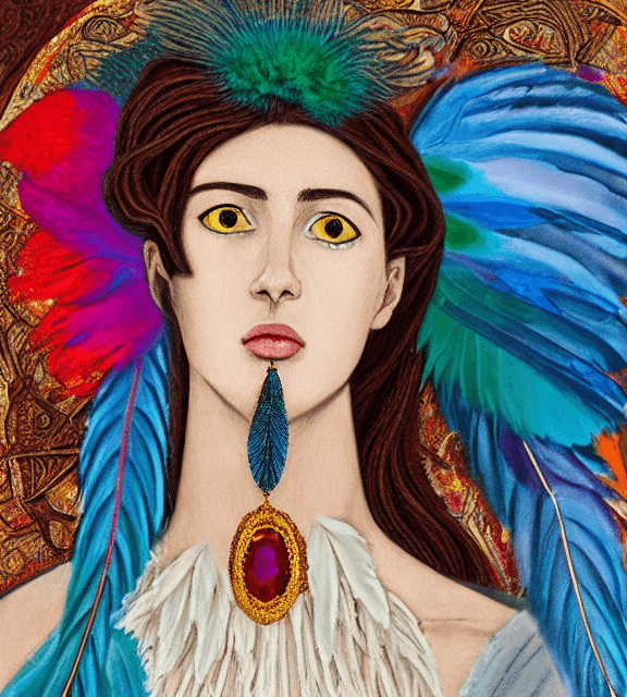 AI generated: high resolution 8k, Rothko master painter, Byzantine artwork, 
young lady close up face, complementa...