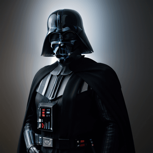 AI generated: Darth Vader as a 2.World War german general, imax, star wars colorgrading