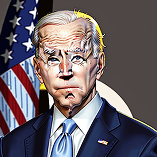 AI generated: Joe biden stairing into his enemy's eyes