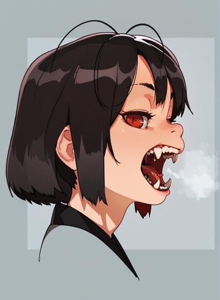 Sharp teeth and Fangs