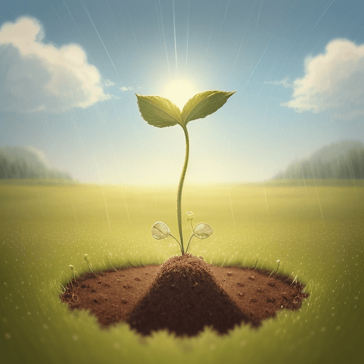 AI generated: Title: "The Little Seed's Big Dream"

In a vast meadow, a tiny seed nestled in the warm soil. It dre...