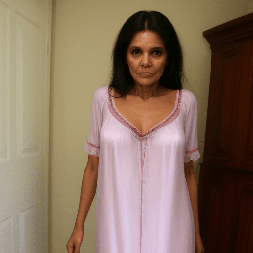 AI generated: woman in brazilian nightgown