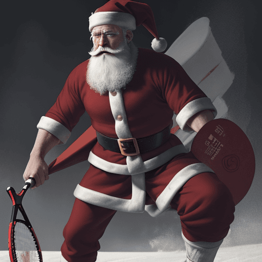 AI generated: Visualize Santa Claus in a more epic and combat-ready style, while retaining his iconic identity. Th...