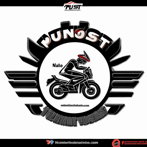 AI generated: make me a logo and text Pusat Otomotif Nusantara