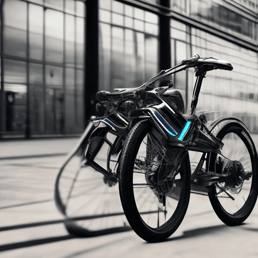 AI generated: Modern Futuristic Manual Bike photo shooting, Intricate details, HDR, beautifully shot, hyperrealist...