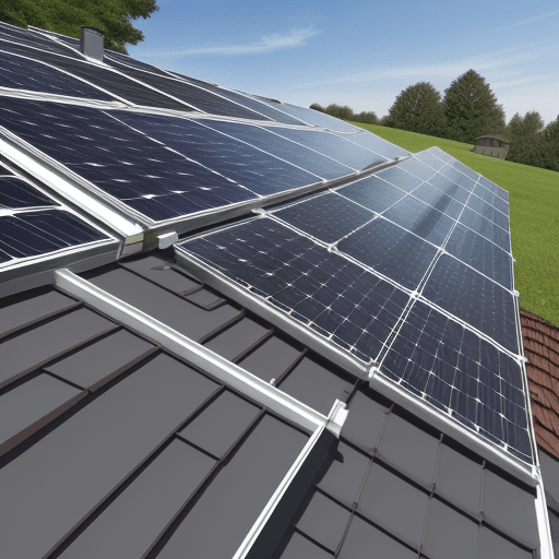 AI generated: Show a solar cell and how it gets cut alonside the busbars to be positioned in a shingling way 
