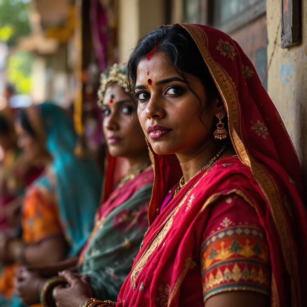 AI generated: indian women