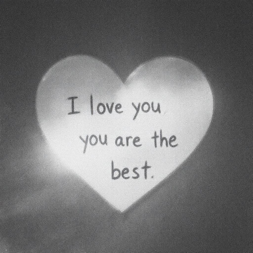 AI generated: I love you, you are the best. I love you