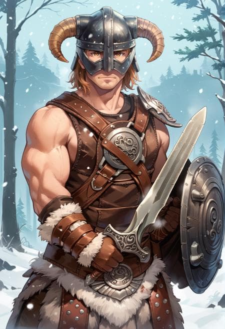 The Elder Scrolls V: Skyrim -  Dovahkiin Armor illu/PonyXL