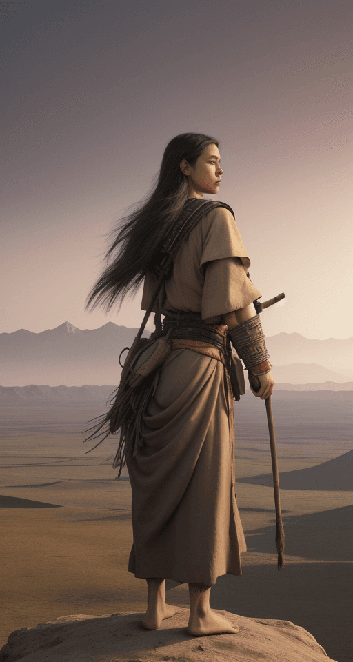 AI generated: Vast lands, religions, nomads,