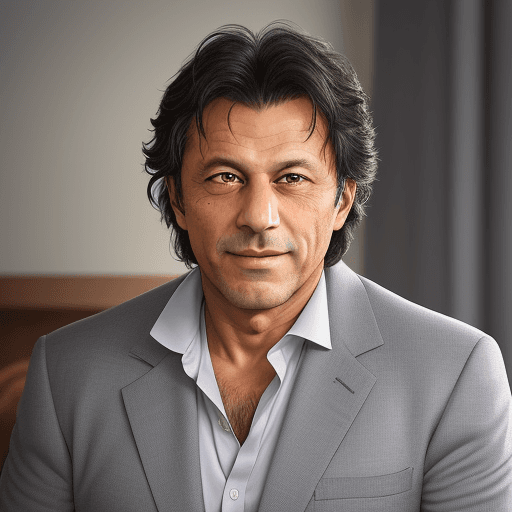 AI generated: Generate a photorealistic portrait of a imran khan middle-aged adult male, radiating wisdom and affa...