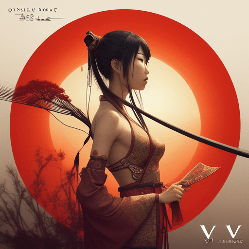AI generated: delicious, epic, oriental asien, ambient music, album art - V1