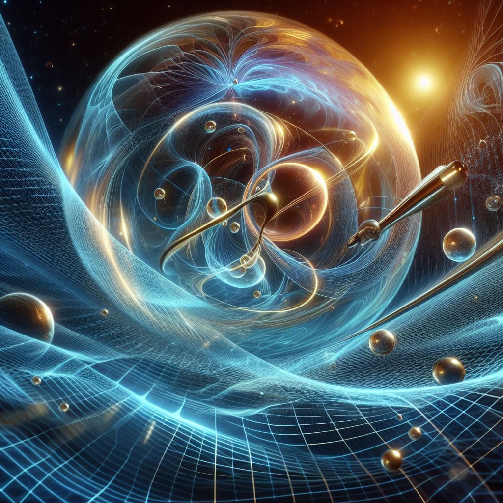 AI generated: Creation, stabilisation and manipulation of a warp bubble, as an application of quantum theory