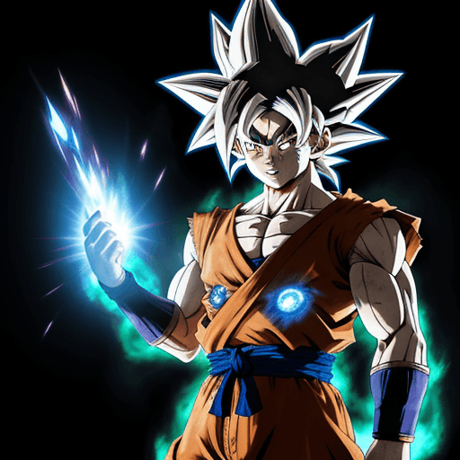 AI generated: Goku ultra Instinct mode