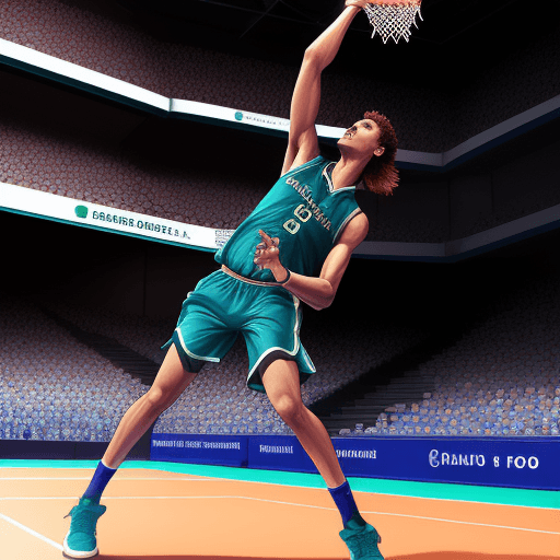 AI generated: tênis de basquete