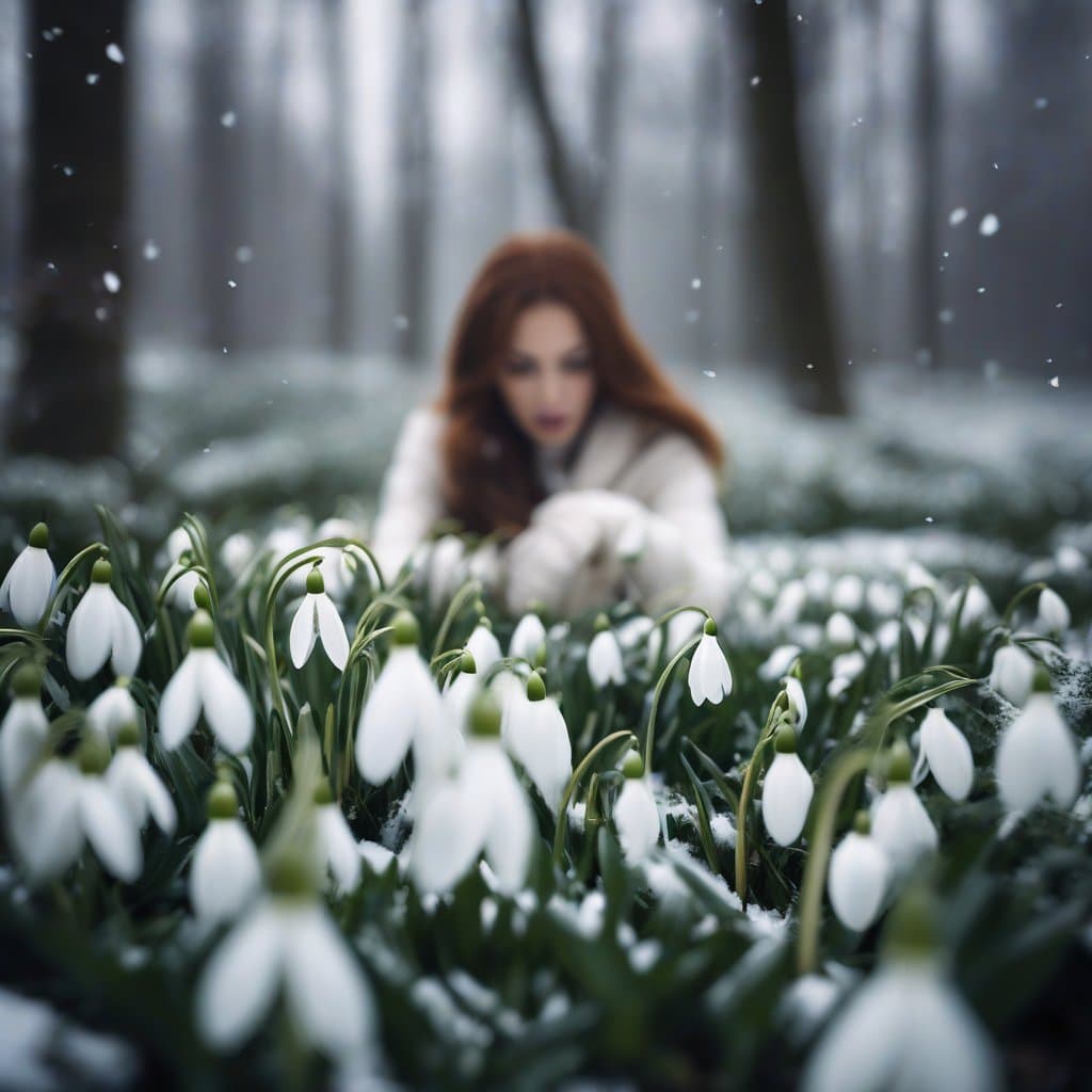 AI generated: landscape: "Snowdrop"