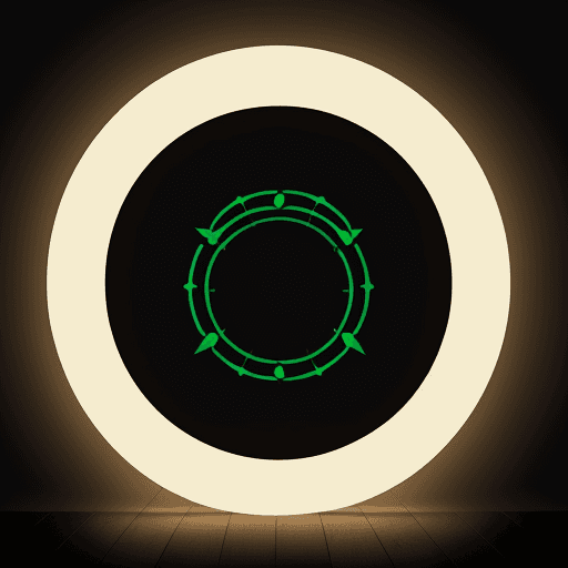 AI generated: draw a 1 vector logo outline Mexico inside a circle Smart Lighting
