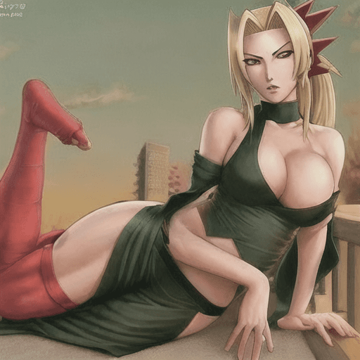 AI generated: Hot tsunade sexy  