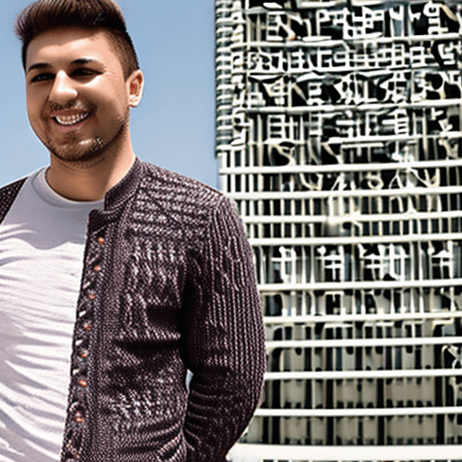 AI generated: Man with the most beautiful natural smile. Not blond, not dark-skinned, not Asian. Nationality Azerb...