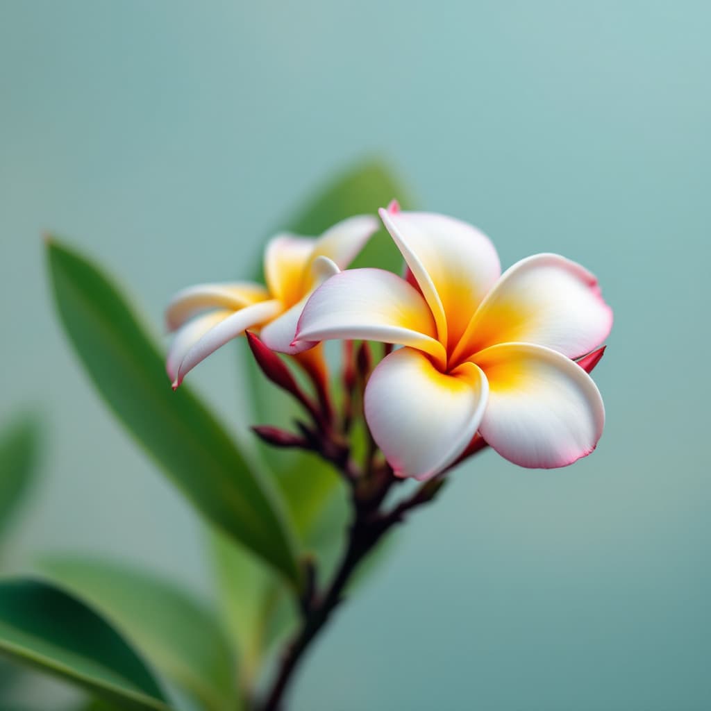 AI generated: 
a plumeria flower
