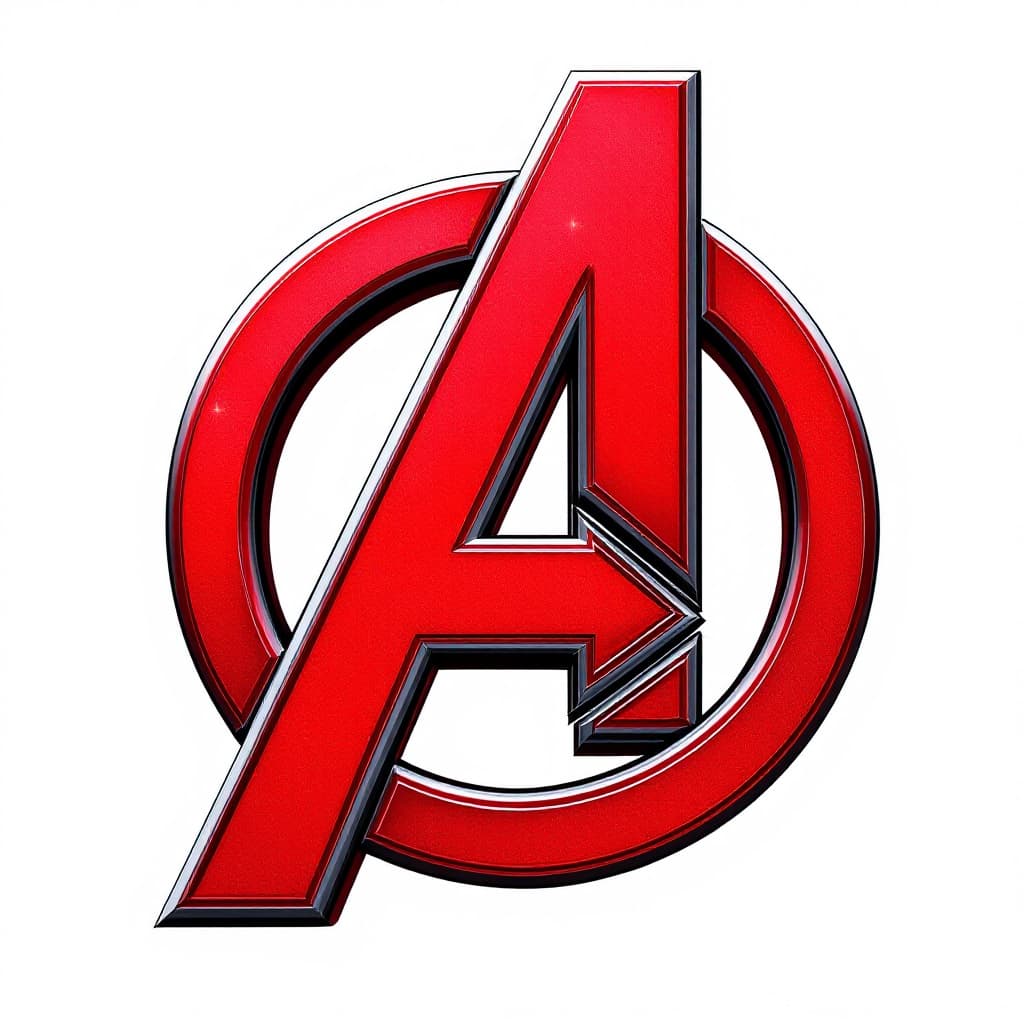 AI generated: Using Marvel Avengers logo and colors as a guide, write "Alberto" instead of "Avengers" with the fir...