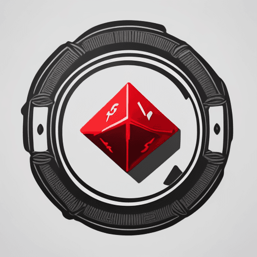 AI generated: minimal logo design for gaming RPG youtube channel, vector