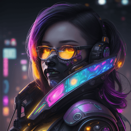 AI generated: by_Brandon_Woelfel,((Acid colors dust particles, 64K, expressive brush strokes, deep yellow explosio...