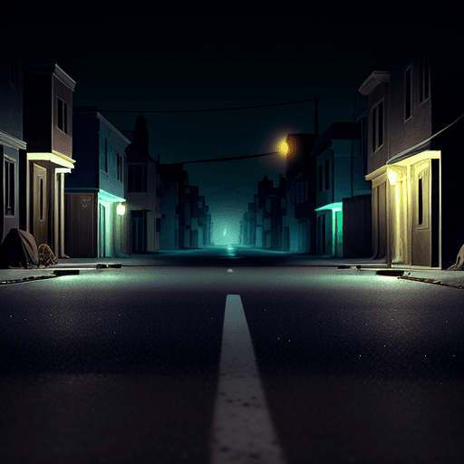 AI generated: Foreground: An empty transparent jar in the middle of an empty street labeled "Nothing Inside! - 0"....