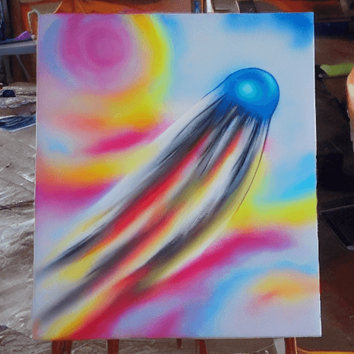AI generated: AIR BRUSH PAINTING 
