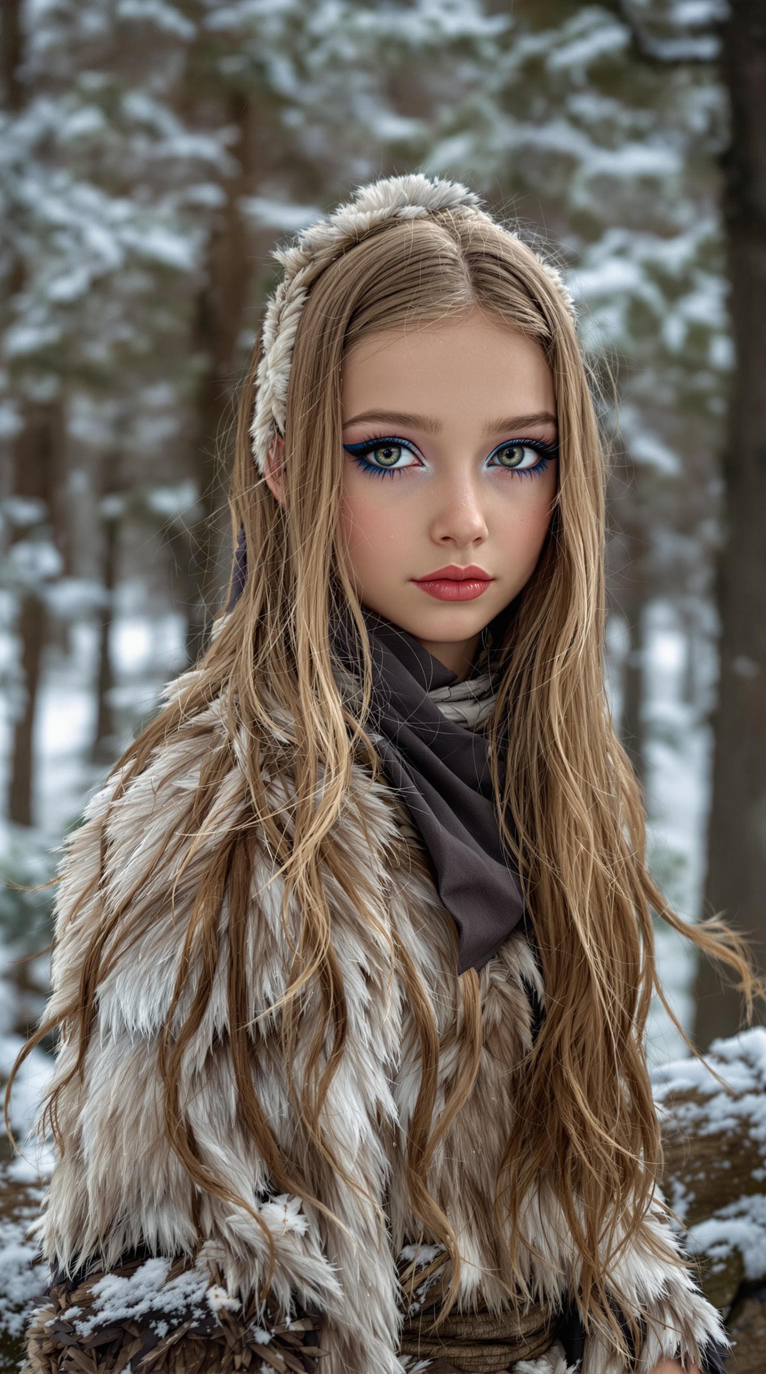 AI generated: a professional photo of a exceptionally beautiful girl in the world, (age 9) (futuristic),(masterpie...