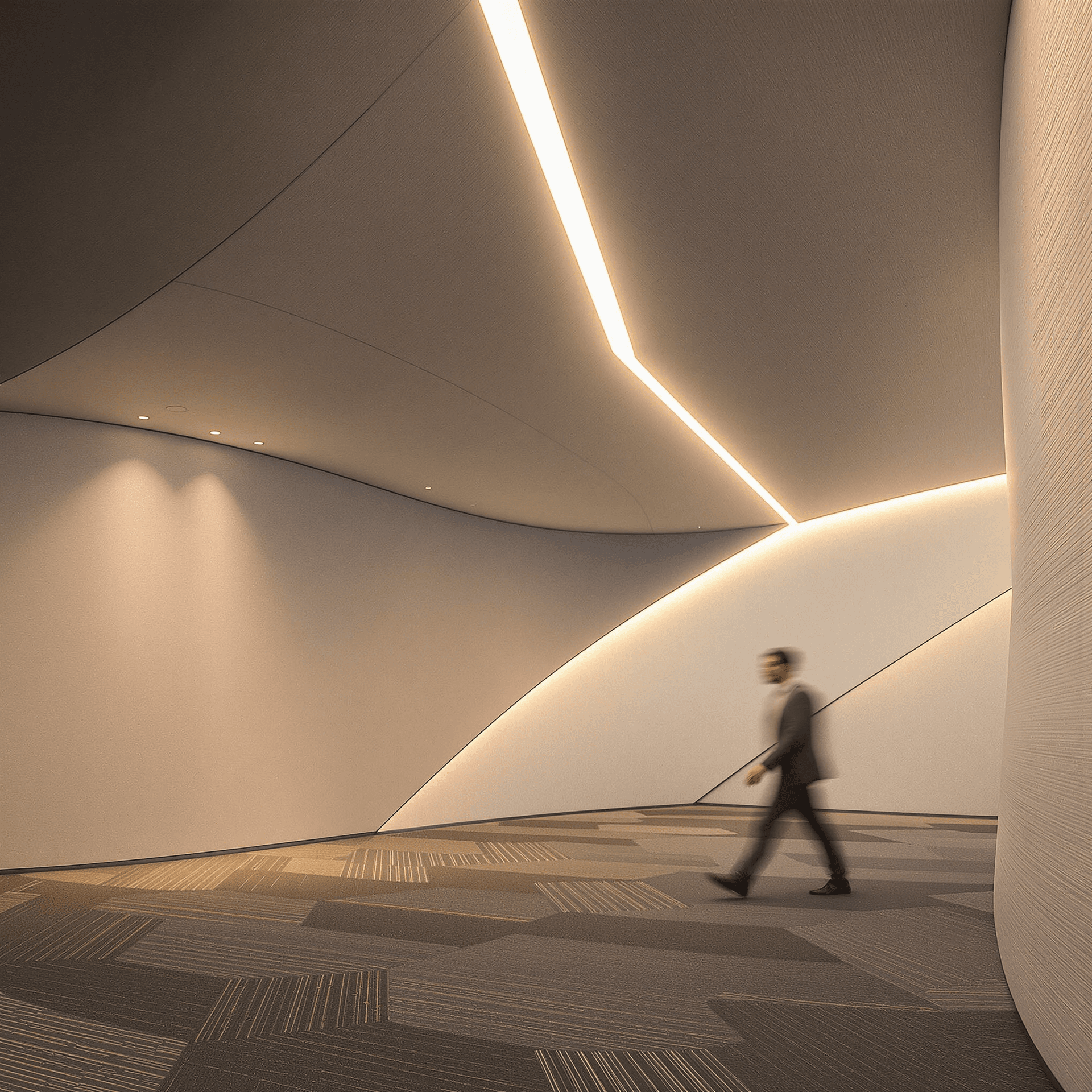 AI generated: high resolution photography, modern, with a minimalist flair, underscored by the interplay of straig...