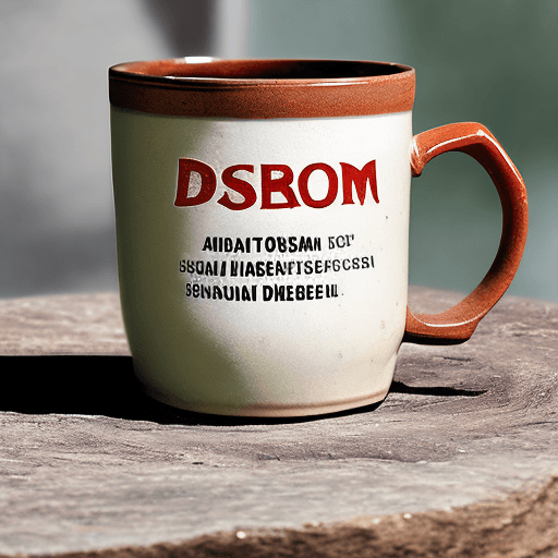 AI generated: a mug with text"DRGAON HESOYAM"