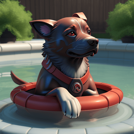 AI generated: dogpool,3d,4k
