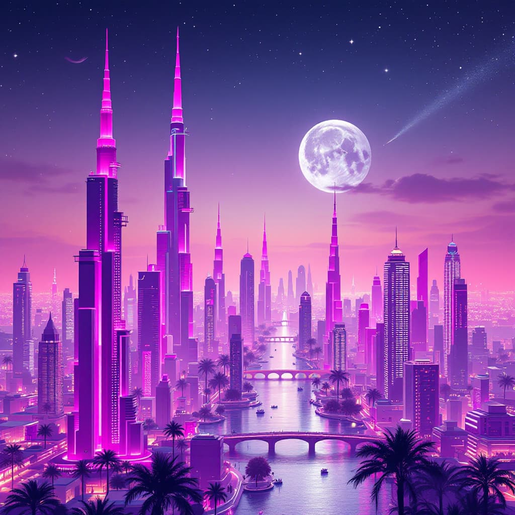 AI generated: Create a linkedin banner of ( 1584 x 396 pixles) with aspect ratio of 4:1 of a surreal cityscape of ...