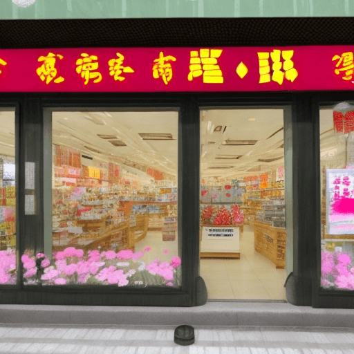 AI generated: 在一片荒芜的土地上有一个名字叫LASTSHOP的商店，里面有各种各样的商品