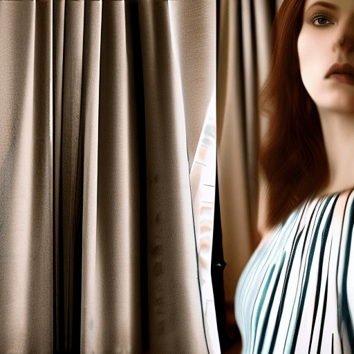 AI generated: A young, beautiful woman with striking, wide-set eyes and voluminous, chestnut hair cascading down h...