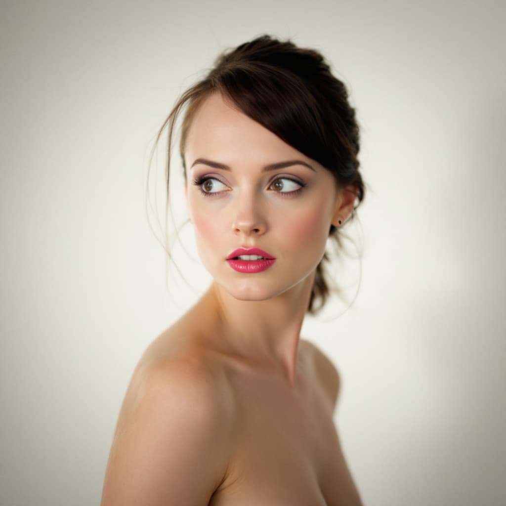 AI generated: Alexis bledel sans le haut 