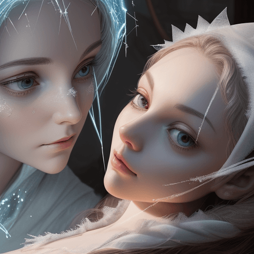 AI generated: Illustrate an intimate close-up scene in the divine workshop, where the Creator's hands are fashioni...