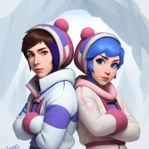 AI generated: Ice Climbers