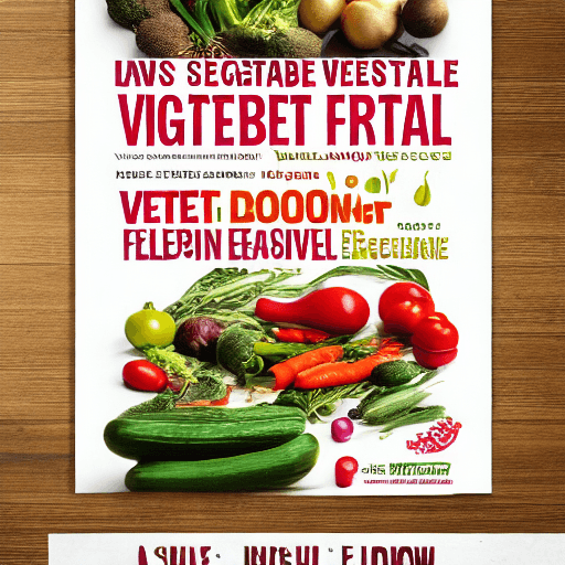 AI generated: Vegetable food festival flyer