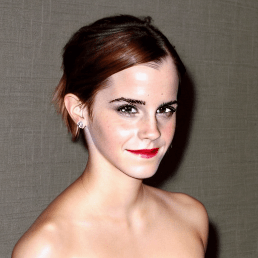 AI generated: Emma watson full nude with shaved pussy