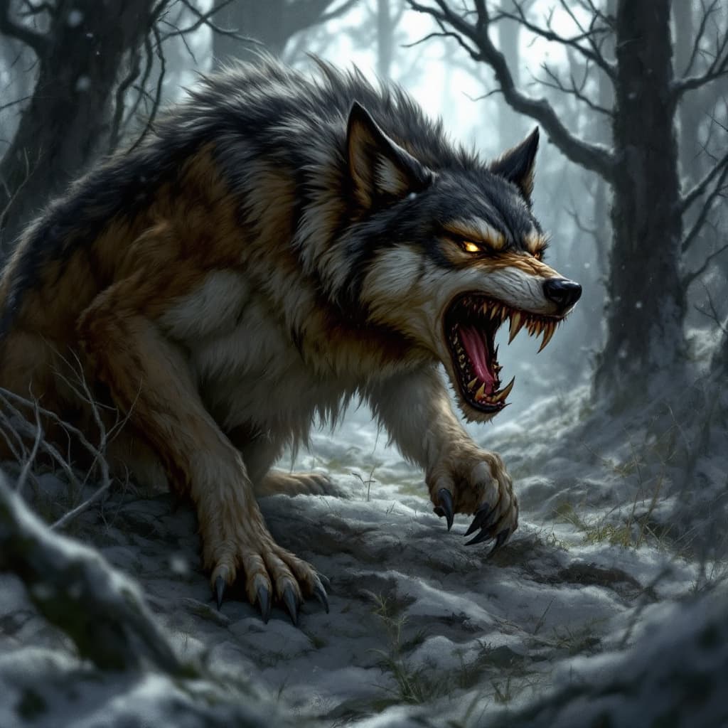 AI generated: werewolf by Cynthia Sheppard --q 5 --ar 1:2 --upbeta --v 5
