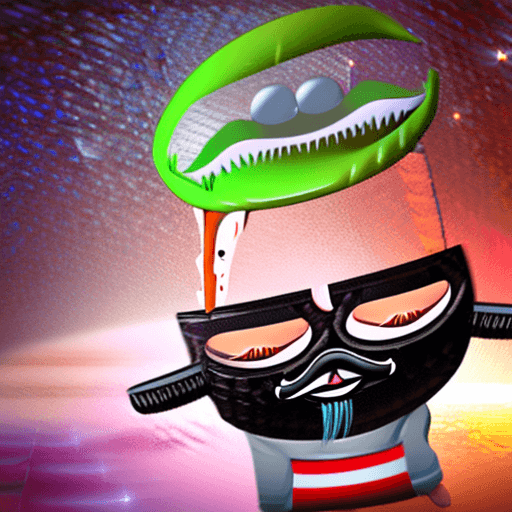 AI generated: Space bartender, jolly bartender, bartender with big mustache, jolly mustache aliens drinking, jolly...