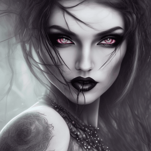 AI generated: create image of woman, a full body portrait of dark queen,perfect face,  dark fantasy randy theme, m...