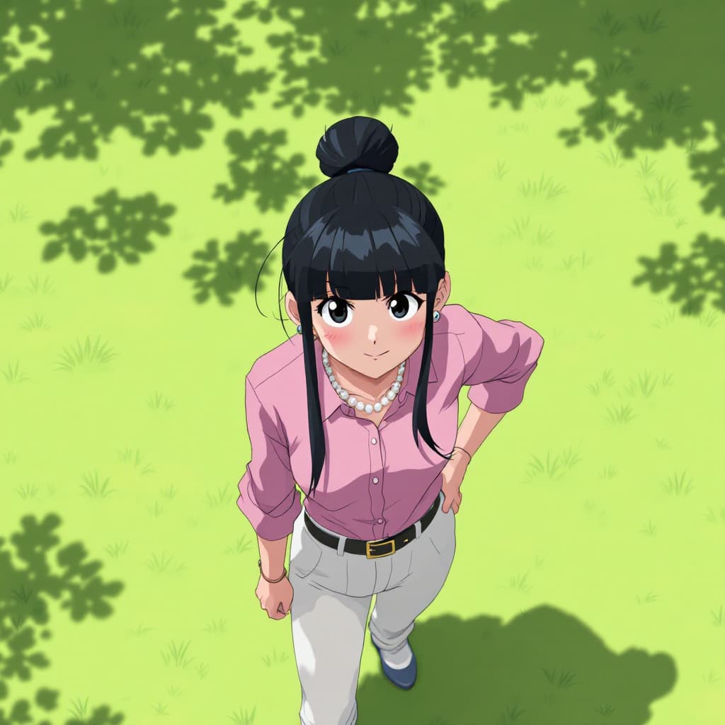 AI generated: 
source_anime, score_9, score_8_up, score_7_up, anime screencap,8k, absurd res,chi-chi, ((end of buu...
