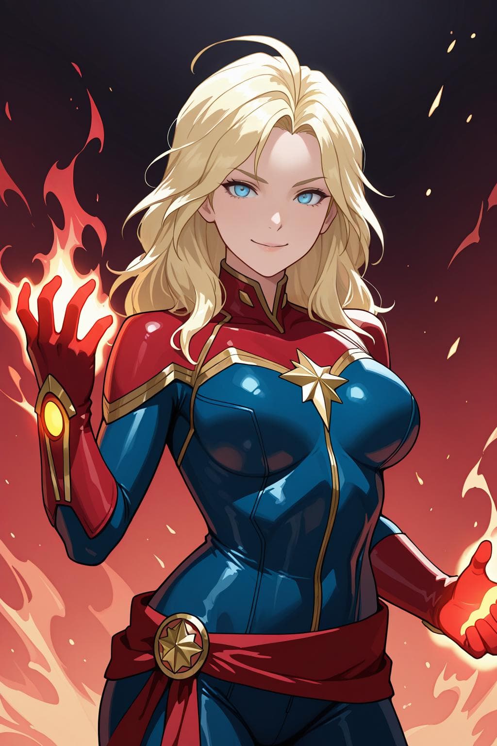 Captain Marvel from the Animated Series Future Avengers | Illustrious / NoobAI