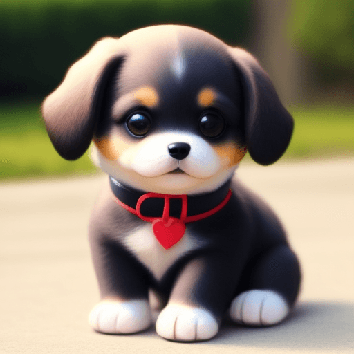 AI generated: cute dog