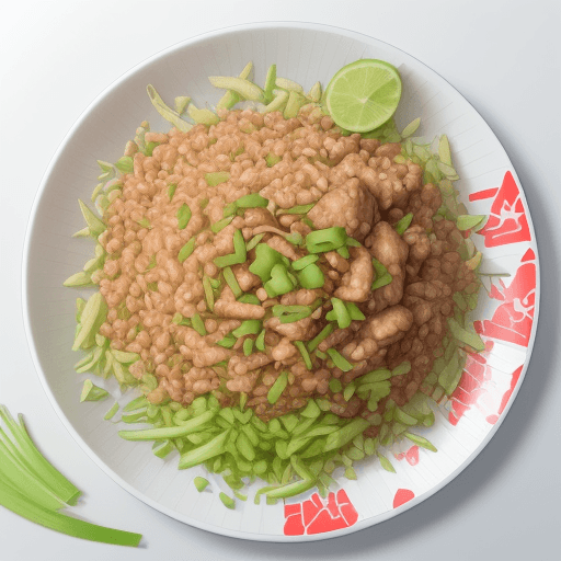 AI generated: Generate 3d realistic, vibrant ยำสไบนาง - ยำผ้าขี้ริ้ว using the following Thailand's ingredients.
(...