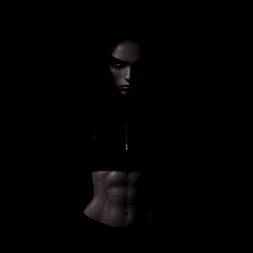 AI generated: hyperrealistic art best quality, masterpiece, photography of very thin woman, flat chest, abs, night...